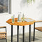 vidaXL - Tafelblad - achthoekig - 80x80x2,2 - cm - massief - acaciahout