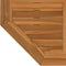 vidaXL - Tafelblad - achthoekig - 80x80x2,5 - cm - massief - teakhout