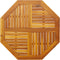 vidaXL - Tafelblad - achthoekig - 90x90x2,2 - cm - massief - acaciahout