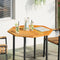 vidaXL - Tafelblad - achthoekig - 90x90x2,2 - cm - massief - acaciahout