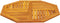 vidaXL - Tafelblad - achthoekig - 90x90x2,2 - cm - massief - acaciahout