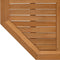 vidaXL - Tafelblad - achthoekig - 90x90x2,5 - cm - massief - teakhout