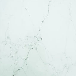 vidaXL - Tafelblad - marmerontwerp - 6 - mm - 70x70 - cm - gehard - glas - wit