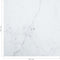 vidaXL - Tafelblad - marmerontwerp - 6 - mm - 70x70 - cm - gehard - glas - wit