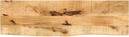 vidaXL - Tafelblad - met - natuurlijke - rand - 100x40x2,5 - cm - massief - mangohout