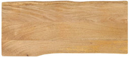vidaXL - Tafelblad - met - natuurlijke - rand - 100x40x2,5 - cm - massief - mangohout
