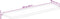 vidaXL - Tafelblad - met - natuurlijke - rand - 100x40x2,5 - cm - massief - mangohout