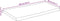 vidaXL - Tafelblad - met - natuurlijke - rand - 100x40x2,5 - cm - massief - mangohout