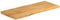 vidaXL - Tafelblad - met - natuurlijke - rand - 100x40x2,5 - cm - massief - mangohout