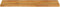 vidaXL - Tafelblad - met - natuurlijke - rand - 100x40x2,5 - cm - massief - mangohout