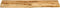 vidaXL - Tafelblad - met - natuurlijke - rand - 100x40x2,5 - cm - massief - mangohout