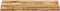 vidaXL - Tafelblad - met - natuurlijke - rand - 100x40x2,5 - cm - massief - mangohout