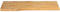 vidaXL - Tafelblad - met - natuurlijke - rand - 100x40x2,5 - cm - massief - mangohout