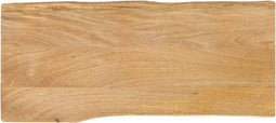 vidaXL - Tafelblad - met - natuurlijke - rand - 100x40x3,8 - cm - massief - mangohout