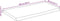 vidaXL - Tafelblad - met - natuurlijke - rand - 100x40x3,8 - cm - massief - mangohout