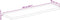 vidaXL - Tafelblad - met - natuurlijke - rand - 100x40x3,8 - cm - massief - mangohout