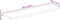 vidaXL - Tafelblad - met - natuurlijke - rand - 100x40x3,8 - cm - massief - mangohout