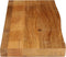 vidaXL - Tafelblad - met - natuurlijke - rand - 100x40x3,8 - cm - massief - mangohout