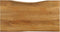 vidaXL - Tafelblad - met - natuurlijke - rand - 100x60x2,5 - cm - massief - mangohout