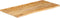 vidaXL - Tafelblad - met - natuurlijke - rand - 100x60x2,5 - cm - massief - mangohout