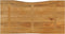 vidaXL - Tafelblad - met - natuurlijke - rand - 100x60x2,5 - cm - massief - mangohout