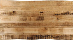 vidaXL - Tafelblad - met - natuurlijke - rand - 100x60x3,8 - cm - massief - mangohout