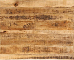 vidaXL - Tafelblad - met - natuurlijke - rand - 100x80x2,5 - cm - massief - mangohout