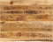 vidaXL - Tafelblad - met - natuurlijke - rand - 100x80x2,5 - cm - massief - mangohout