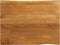 vidaXL - Tafelblad - met - natuurlijke - rand - 100x80x2,5 - cm - massief - mangohout
