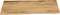 vidaXL - Tafelblad - met - natuurlijke - rand - 100x80x2,5 - cm - massief - mangohout