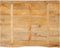vidaXL - Tafelblad - met - natuurlijke - rand - 100x80x2,5 - cm - massief - mangohout