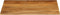 vidaXL - Tafelblad - met - natuurlijke - rand - 100x80x2,5 - cm - massief - mangohout