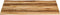 vidaXL - Tafelblad - met - natuurlijke - rand - 100x80x2,5 - cm - massief - mangohout