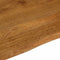 vidaXL - Tafelblad - met - natuurlijke - rand - 100x80x2,5 - cm - massief - mangohout