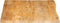 vidaXL - Tafelblad - met - natuurlijke - rand - 100x80x2,5 - cm - massief - mangohout