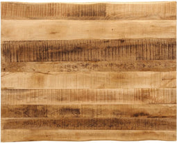 vidaXL - Tafelblad - met - natuurlijke - rand - 100x80x3,8 - cm - massief - mangohout
