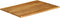 vidaXL - Tafelblad - met - natuurlijke - rand - 100x80x3,8 - cm - massief - mangohout