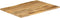 vidaXL - Tafelblad - met - natuurlijke - rand - 100x80x3,8 - cm - massief - mangohout