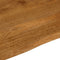 vidaXL - Tafelblad - met - natuurlijke - rand - 100x80x3,8 - cm - massief - mangohout