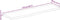 vidaXL - Tafelblad - met - natuurlijke - rand - 110x20x3,8 - cm - massief - mangohout