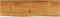vidaXL - Tafelblad - met - natuurlijke - rand - 110x20x3,8 - cm - massief - mangohout
