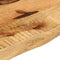 vidaXL - Tafelblad - met - natuurlijke - rand - 110x30x3,8 - cm - massief - mangohout