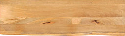 vidaXL - Tafelblad - met - natuurlijke - rand - 110x40x2,5 - cm - massief - mangohout