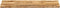 vidaXL - Tafelblad - met - natuurlijke - rand - 110x40x2,5 - cm - massief - mangohout