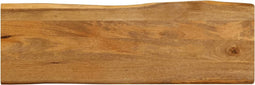 vidaXL - Tafelblad - met - natuurlijke - rand - 110x40x3,8 - cm - massief - mangohout