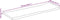 vidaXL - Tafelblad - met - natuurlijke - rand - 110x40x3,8 - cm - massief - mangohout