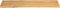 vidaXL - Tafelblad - met - natuurlijke - rand - 110x40x3,8 - cm - massief - mangohout