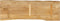 vidaXL - Tafelblad - met - natuurlijke - rand - 110x40x3,8 - cm - massief - mangohout