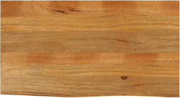 vidaXL - Tafelblad - met - natuurlijke - rand - 110x60x2,5 - cm - massief - mangohout