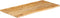 vidaXL - Tafelblad - met - natuurlijke - rand - 110x60x2,5 - cm - massief - mangohout